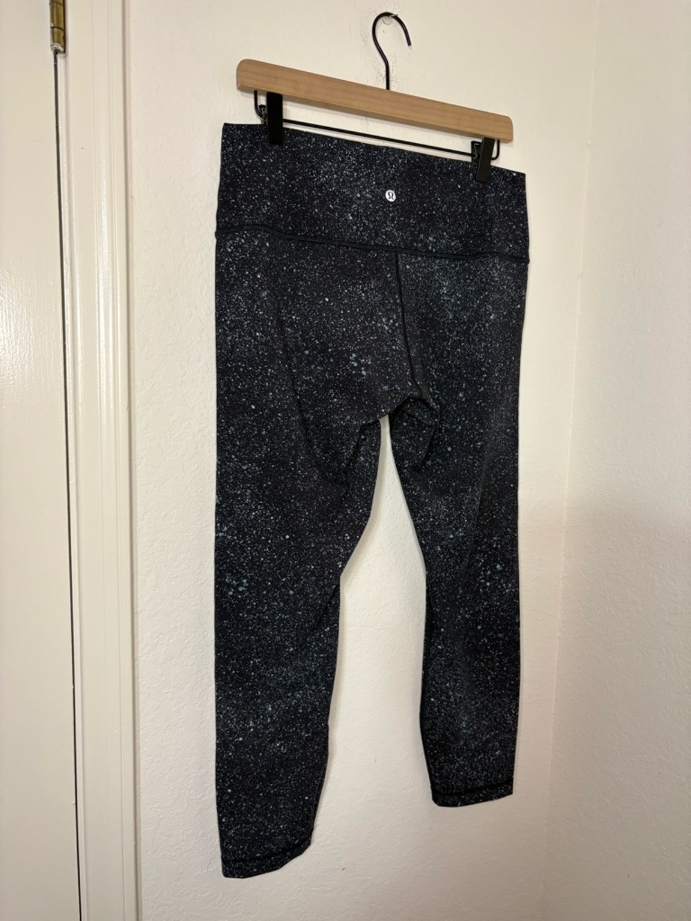 Lululemon Wunder Under Hi-Rise 7/8 Leggings Luxtreme 25" black blue speckled - Picture 8 of 11
